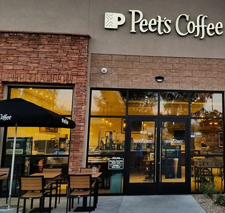 Miami Patio Table - 24" x 36" Mocha/Faux Teak