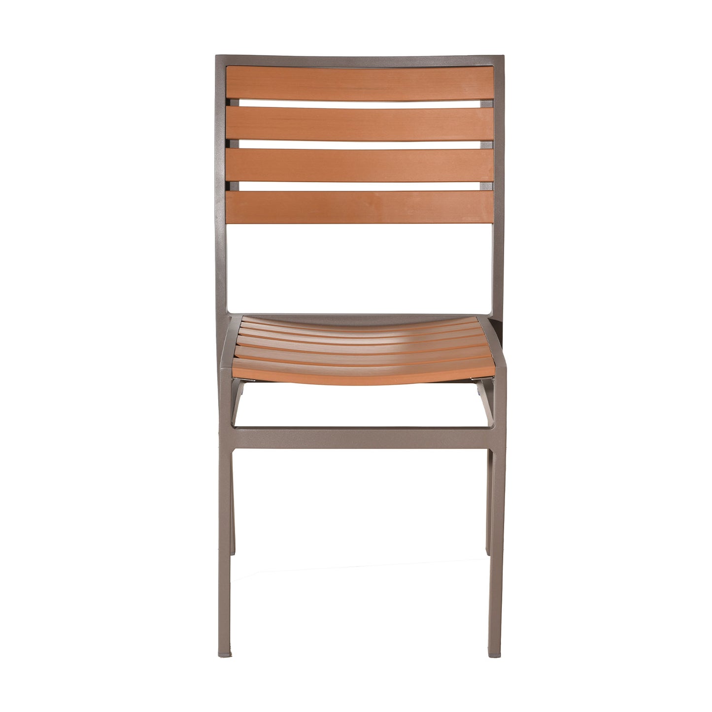 Miami Side Chair, Mocha/Faux Teak (Set of 4)