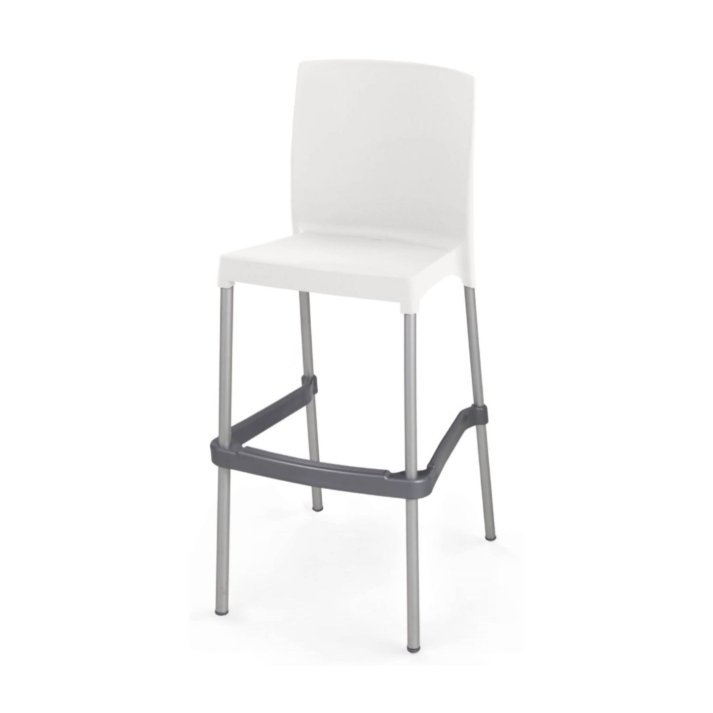 Nona Bar Chair, White (Set of 2)