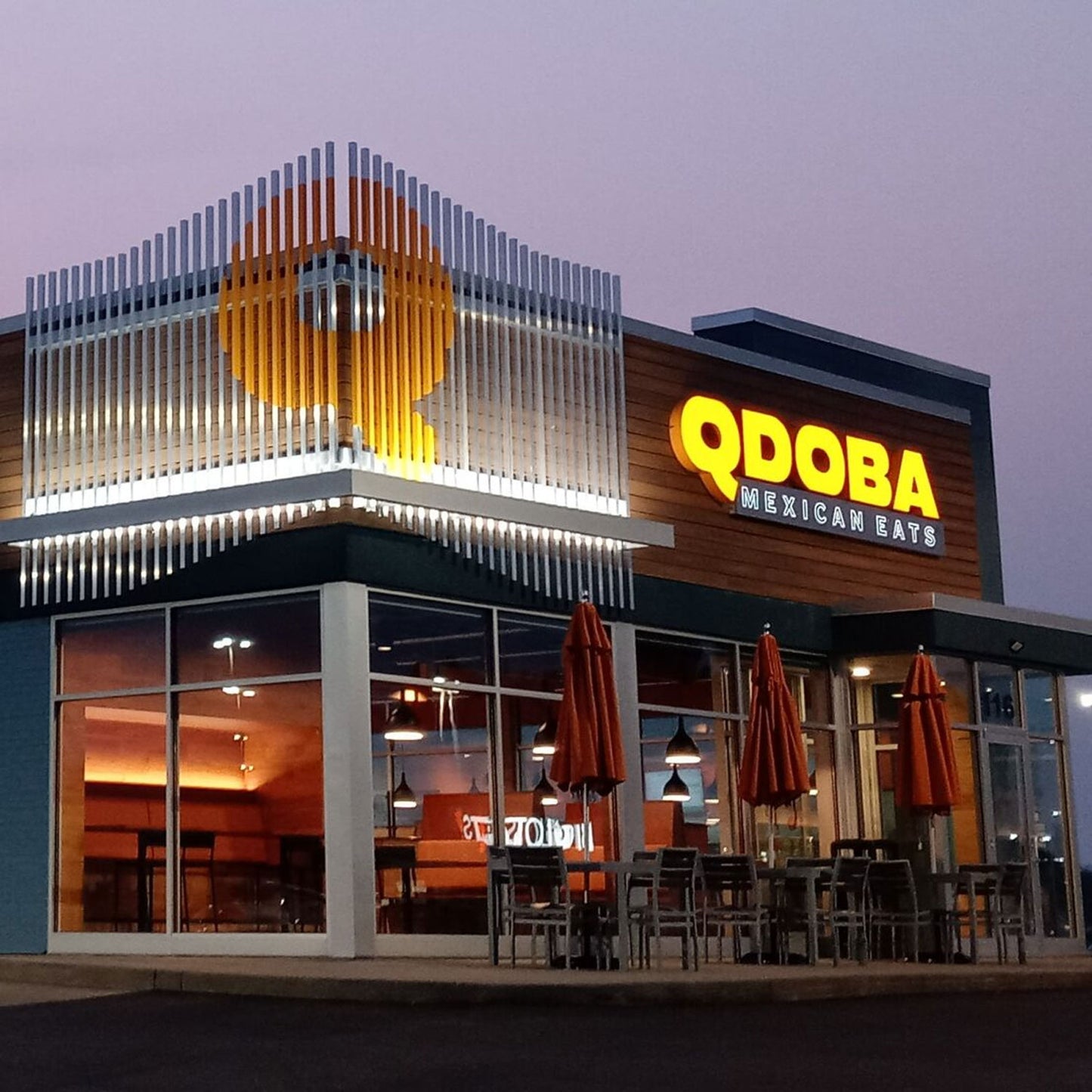 Miami Patio Table - Square 36" Silver/Gray