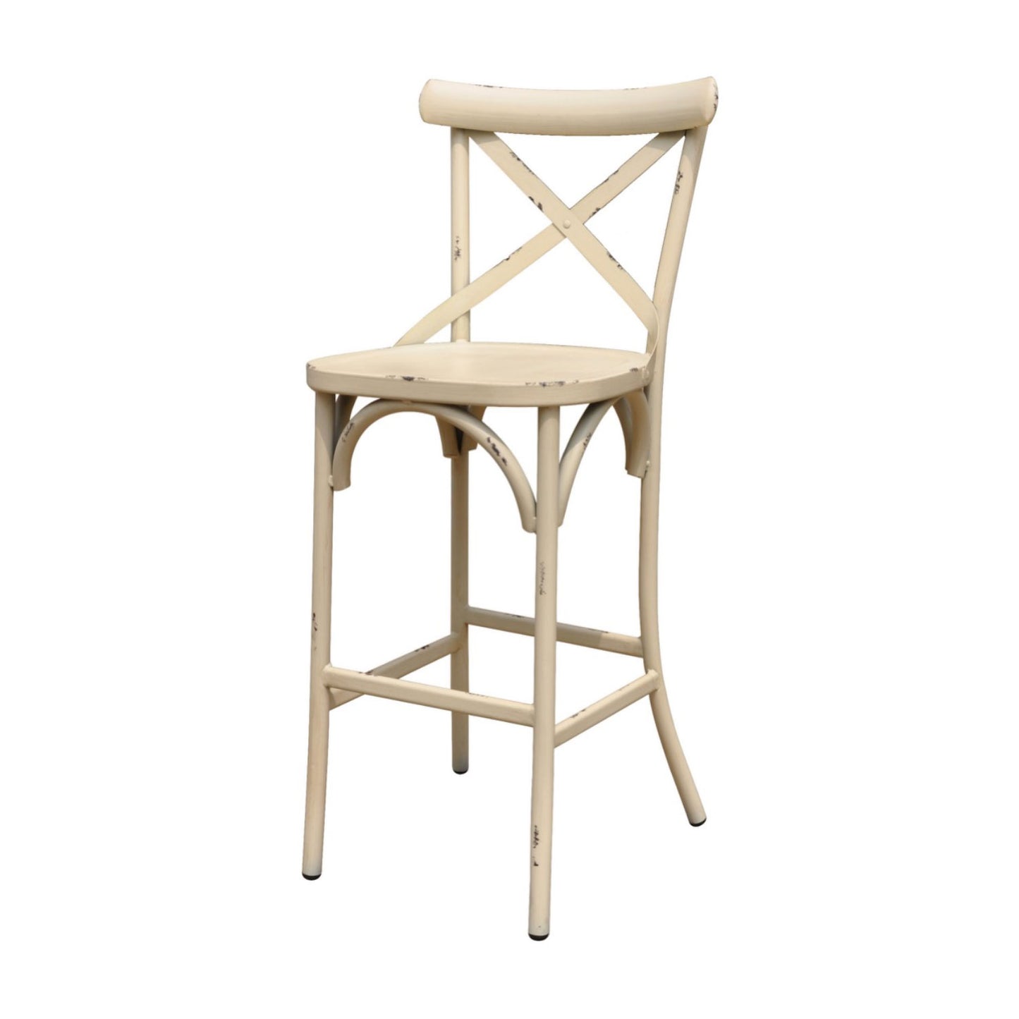 Simone Bar Chair, Vanilla