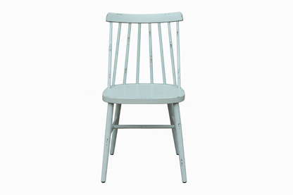 Avigal Rustic Side Chair - Metal, Robin's Egg (Set of 2)