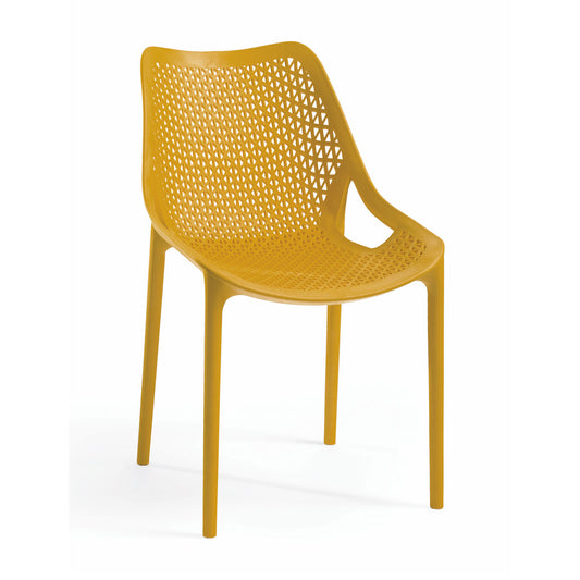 Bilros Billie Chair, Mustard (Set of 4)