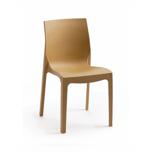 Kraft Modern Café Dining Chair, Carmel (Set of 4)