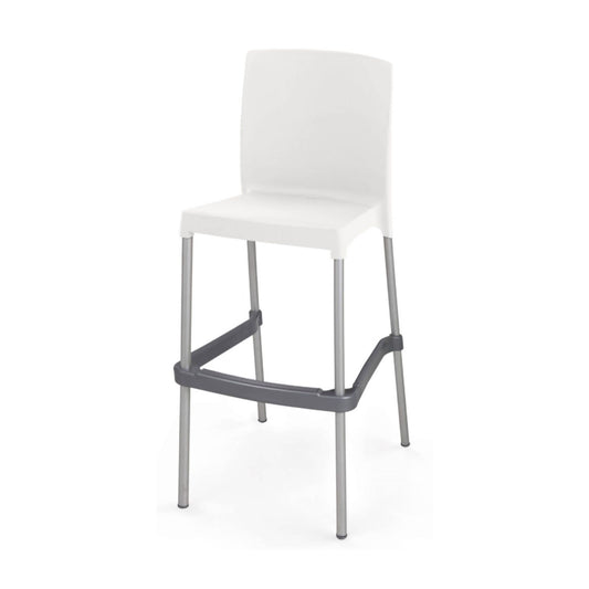Nona Bar Chair, White (Set of 2)