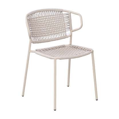 Positano Chair, White/Honey (Set of 4)