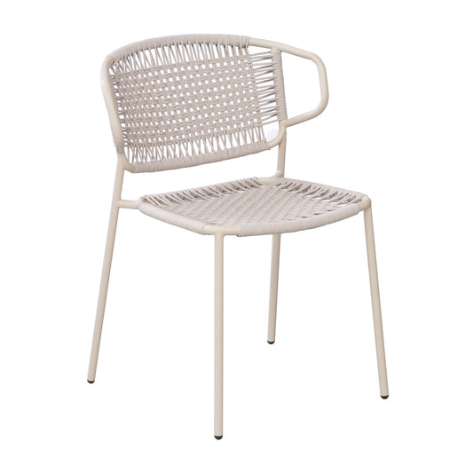 Positano Chair, White/Honey (Set of 4)