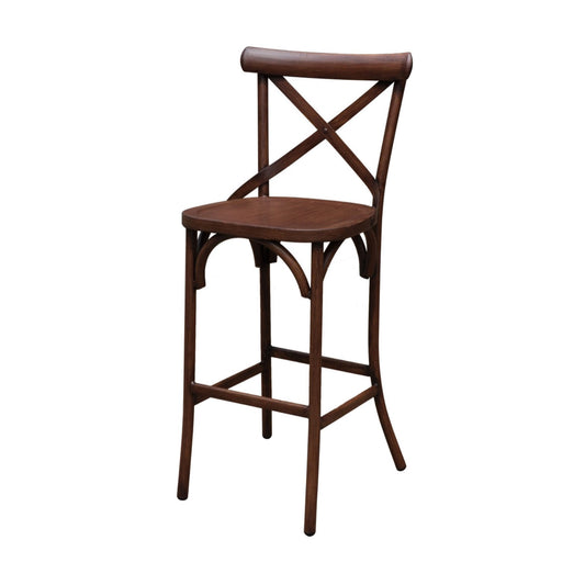 Simone Bar Chair, Burnt Almond