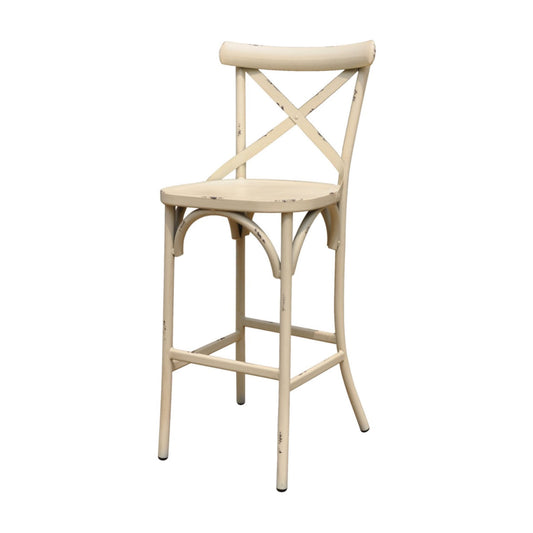 Simone Bar Chair, Vanilla