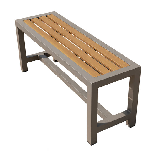 Miami Bench, Mocha/Faux Teak