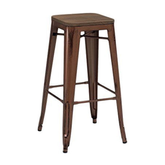 Trenton Bar Stool, Ash/Copper (Set of 4)