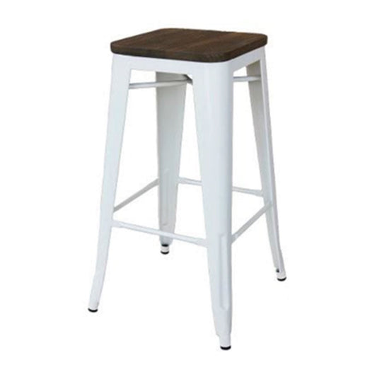 Trenton Bar Stool, Ash/White (Set of 4)