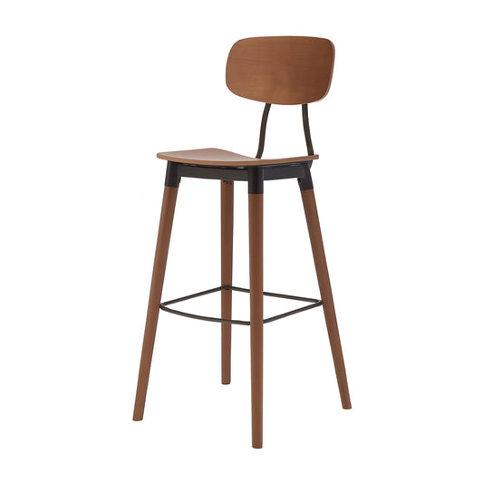 Wagner Bar Chair, Black (Set of 4)