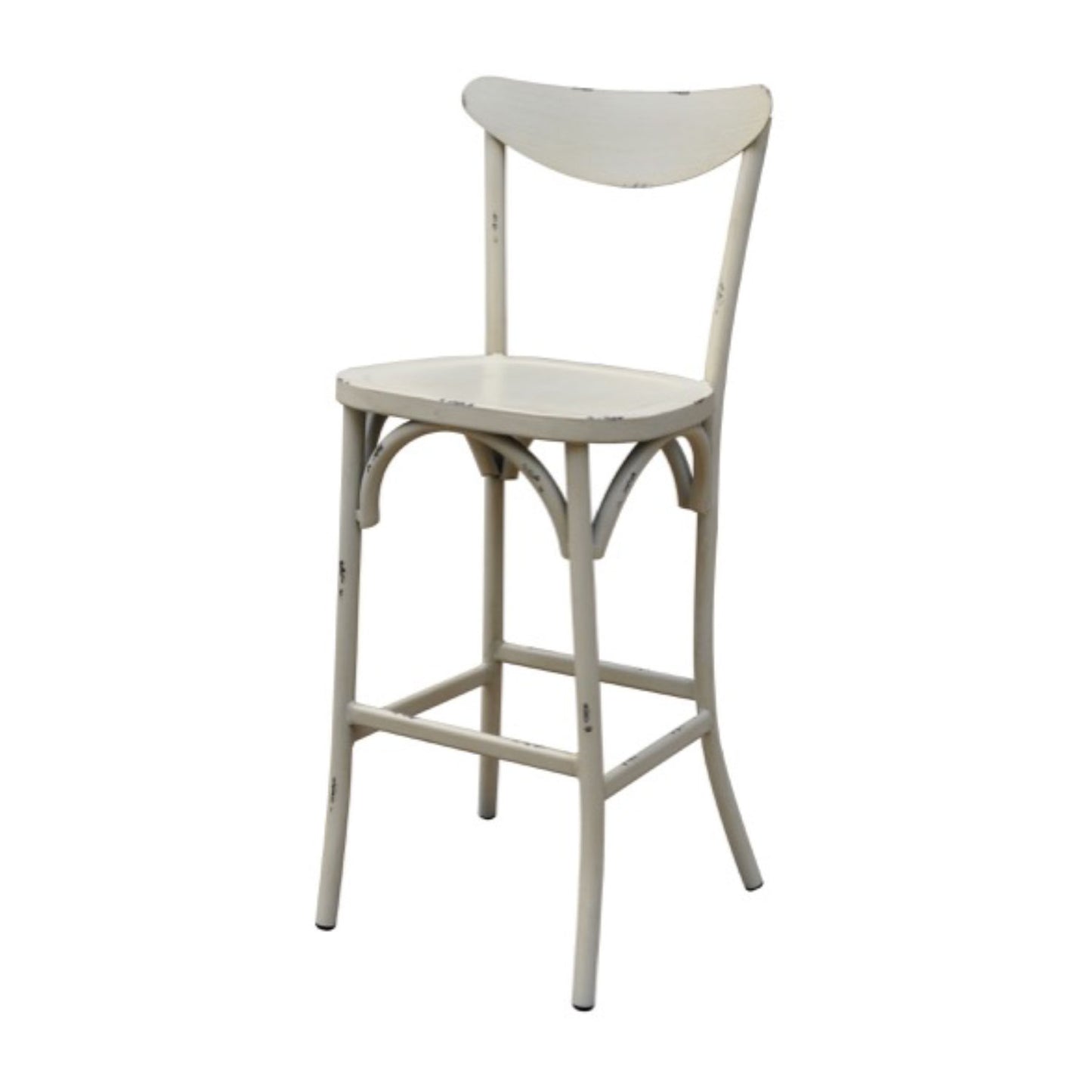 Yasmine Bar Chair, Vanilla
