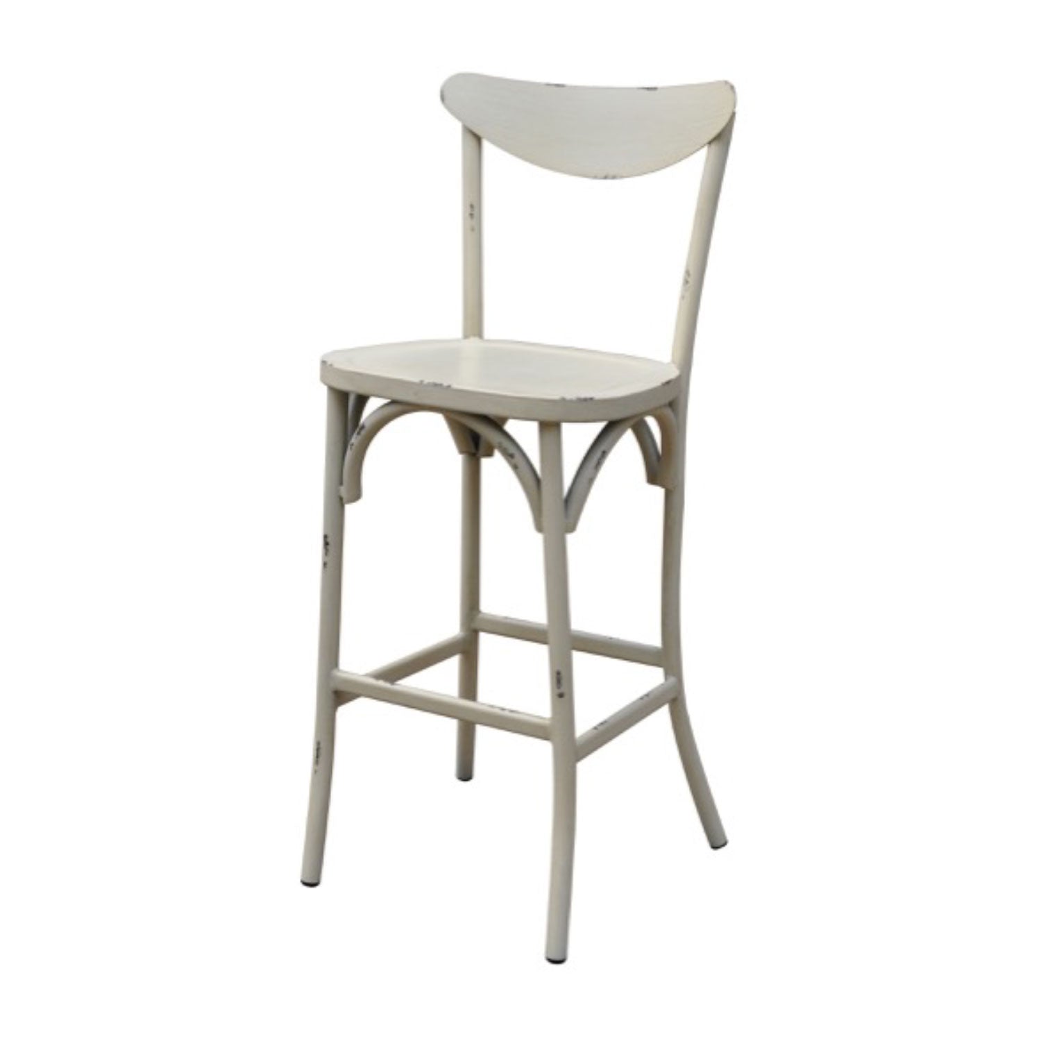 Yasmine Bar Chair, Vanilla