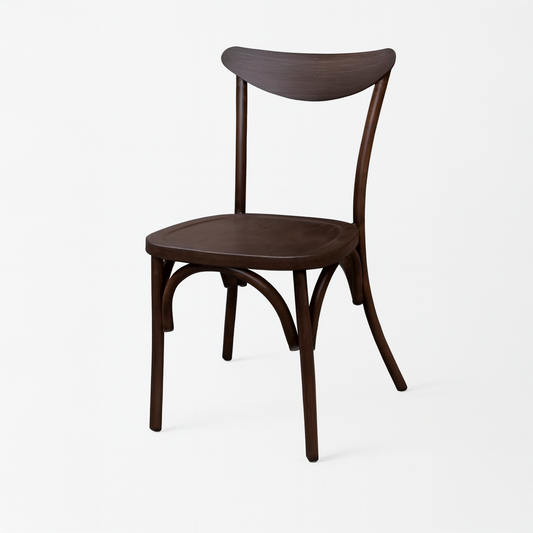 Yasmine Vintage Dining Chair - Metal, Burnt Almond (Set of 2)